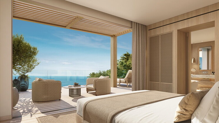 Deluxe Two-Bedroom Penthouse Suite with Sea View
